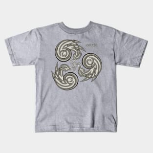 Ethnic symbol of triple spiral Kids T-Shirt